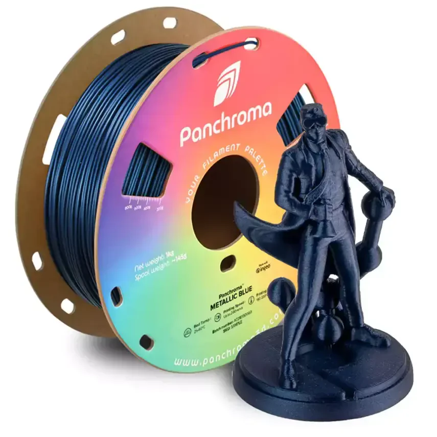 Polymaker Panchroma PLA Filament Metalik Mavi - 1