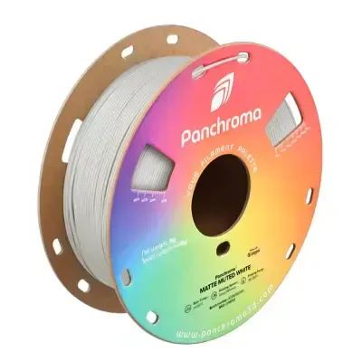 Polymaker Panchroma PLA Filament Matte Muted Beyaz - 1 data-big=