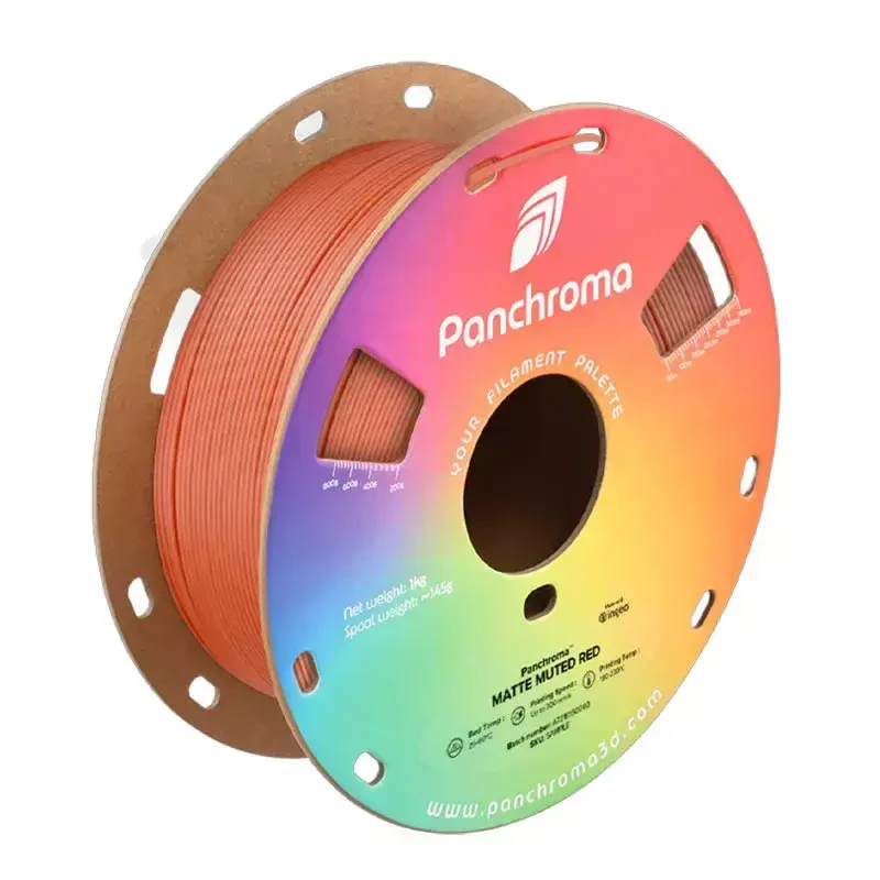 Polymaker Panchroma PLA Filament Matte Muted Kırmızı - 1