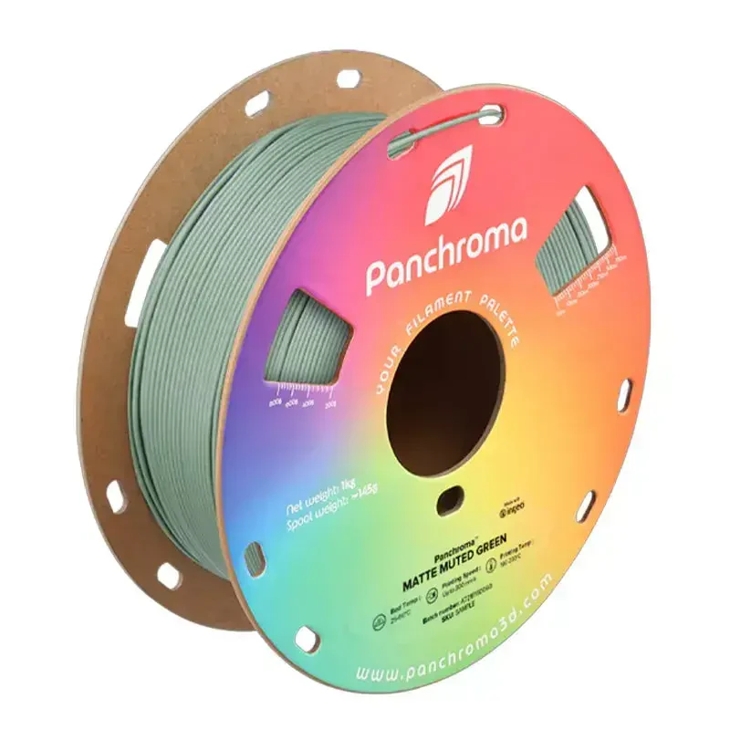 Polymaker Panchroma PLA Filament Matte Muted Yeşil - Polymaker