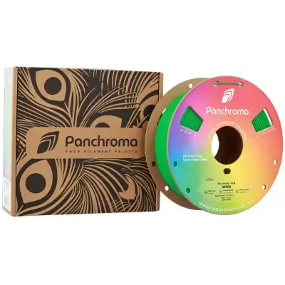 Polymaker Panchroma PLA Filament Yeşil - 3 data-big=