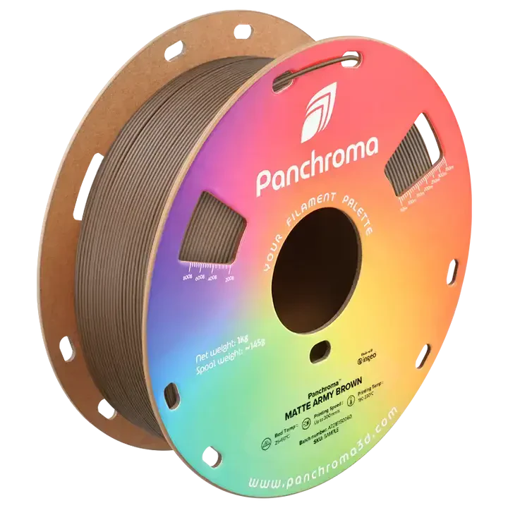 Polymaker Panchroma Matte PLA Filament Askeri Kahverengi - 1