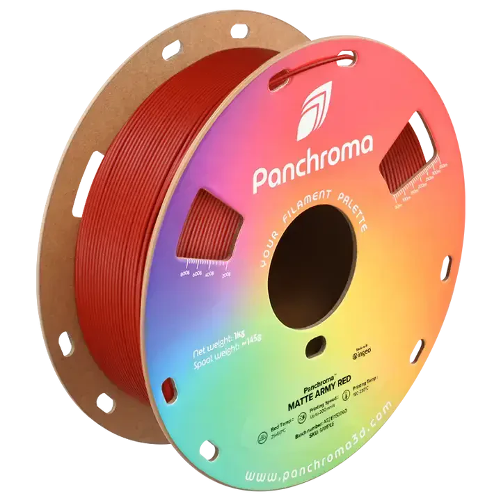 Polymaker Panchroma Matte PLA Filament Askeri Kırmızı - 1
