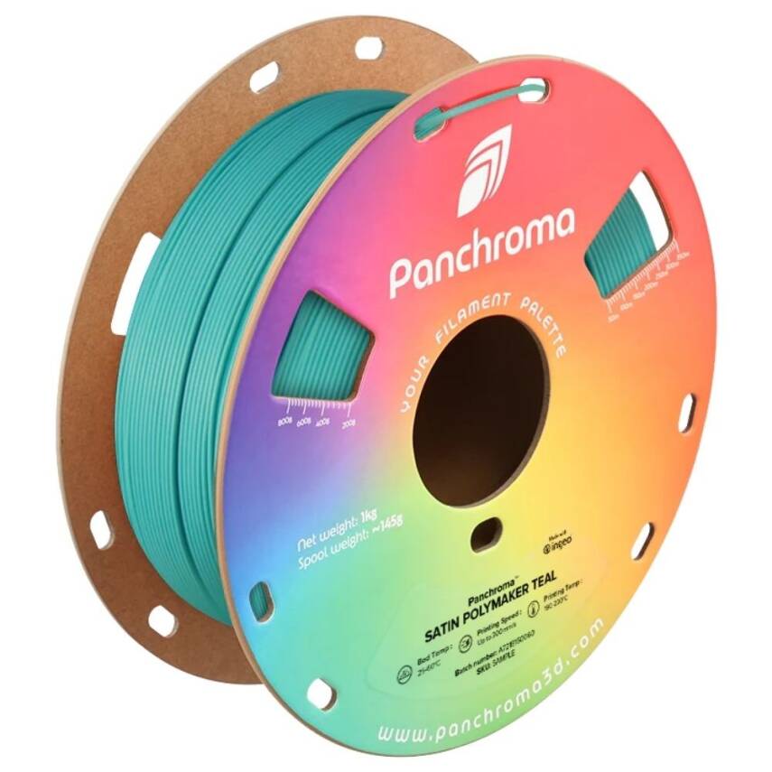Polymaker Panchroma Satin PLA Filament Polymaker Teal - 1
