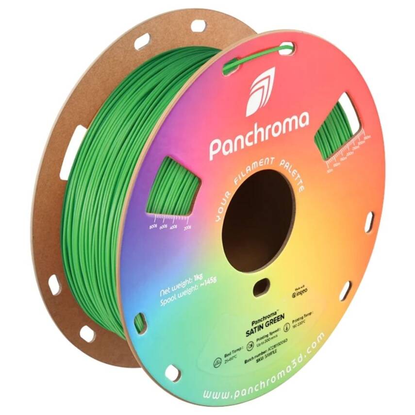 Polymaker Panchroma Satin PLA Filament Yeşil - 1