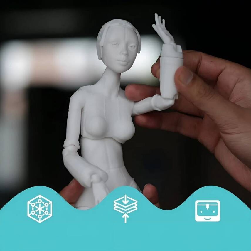Polymaker PolyLite PETG Filament Gri - 4