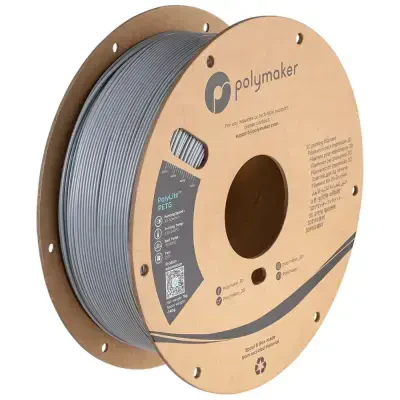 Polymaker PolyLite PETG Filament Gri 