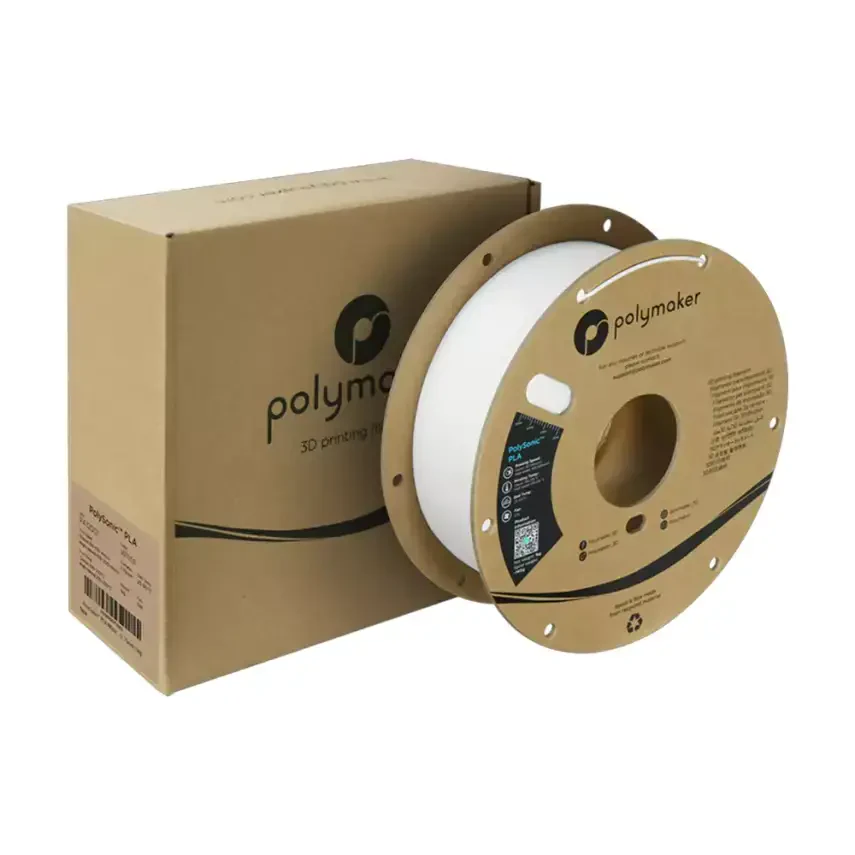 Polymaker PolySonic PLA Yüksek Hızlı Filament Beyaz - 3