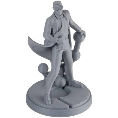 Polymaker PolyTerra Matte PLA Filament Fosil Gri - Polymaker (1)