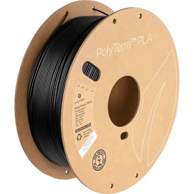 Polymaker PolyTerra Matte PLA Filament Kömür Siyah 