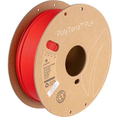 Polymaker PolyTerra Matte PLA Filament Lav Kırmızı 