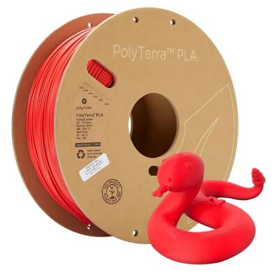 Polymaker PolyTerra Matte PLA Filament Lav Kırmızı - 3 data-big=