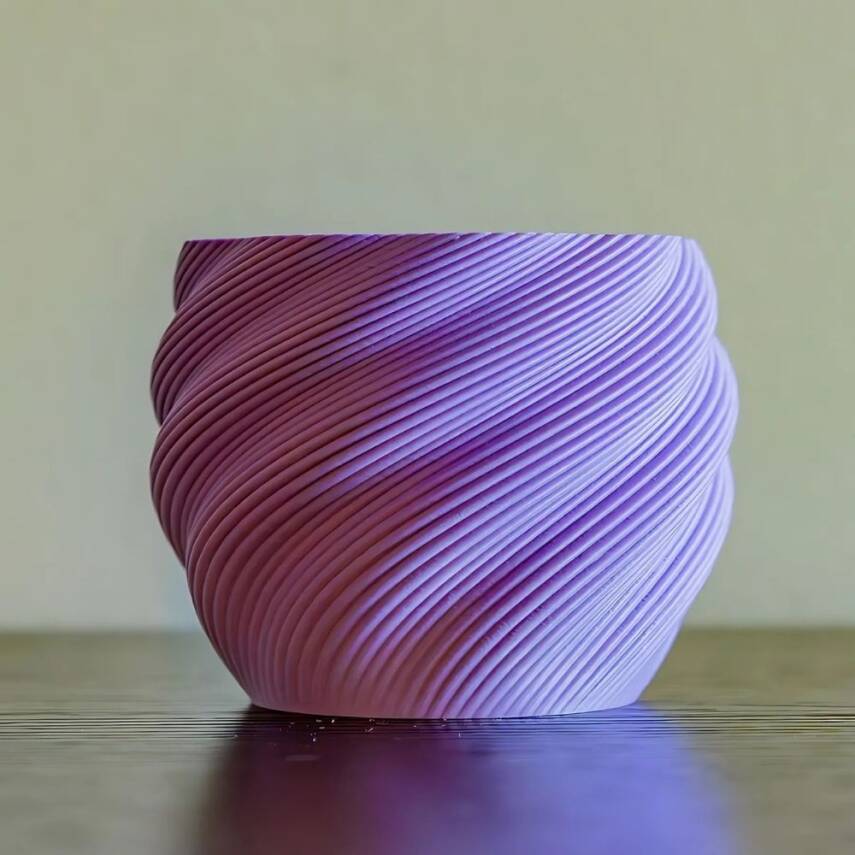 Polymaker PolyTerra Matte PLA Filament Lavanta Mor - 4