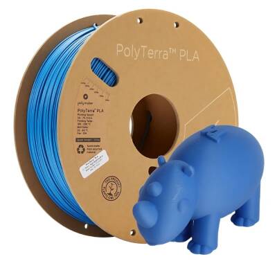 Polymaker PolyTerra Matte PLA Filament Safir Mavi - 3 data-big=