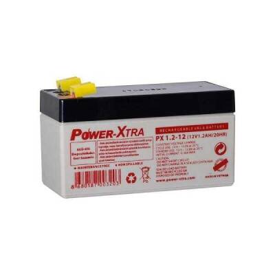 Power-Xtra 12V 1.2Ah Bakımsız Kuru Akü - Power-Xtra