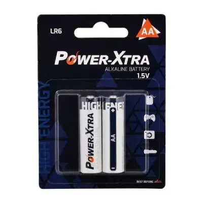 Power-Xtra 1.5V LR6 AA Alkalin Pil 2'li - Power-Xtra (1)