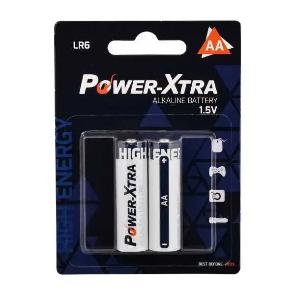 Power-Xtra 1.5V LR6 AA Alkalin Pil 2'li - 2