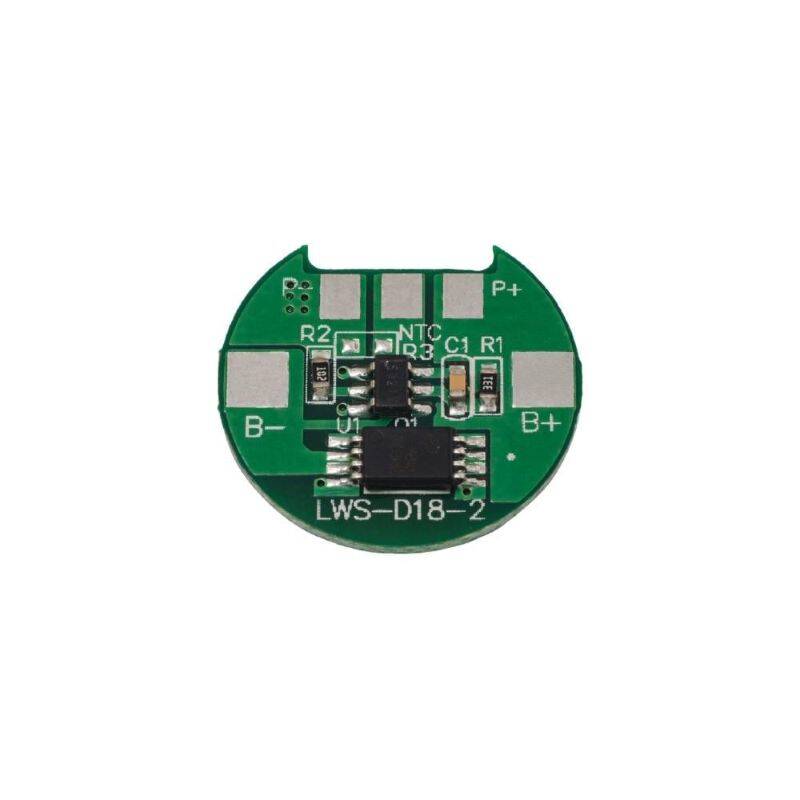 Power-Xtra - 1S - 3.2V 3A LiFePO4 BMS Devre - Yuvarlak - 18650 - 1