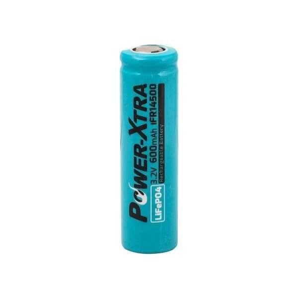 Power-Xtra 3.2V LiFePO4 600mAh Şarjlı Pil - 1