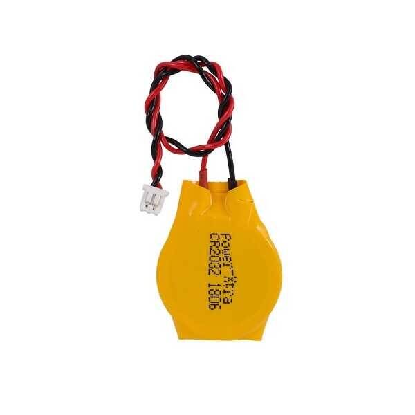 Power-Xtra CR2032 3V Lityum Düğme Pil Kablolu ve Soketli - 1