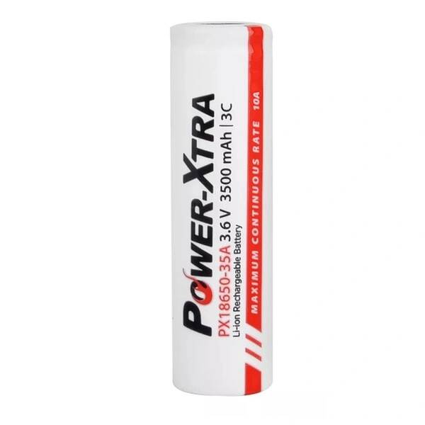 Power-Xtra PX18650-35A - 3.7V 3500 mAh Li-ion Şarjlı Pil - 3C -10A - 1