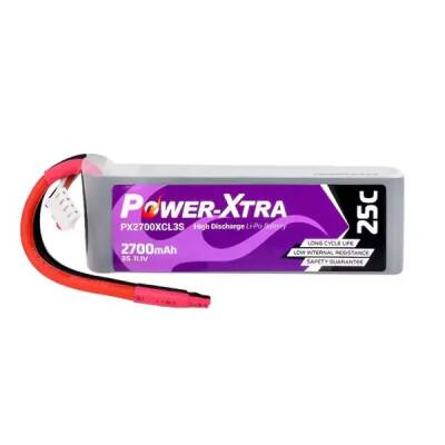 Power-Xtra PX2700XCL3S 3S1P 11.1V 2700 mAh Li-Po Pil - 25C - Power-Xtra