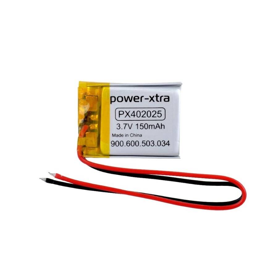 Power-Xtra PX402025 - 3.7V 150 mAh Li-Polymer Pil - Devreli - 1