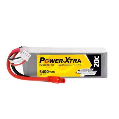 Power-Xtra PX5400XL3S 3S2P 11.1V 5400 mAh Li-Po Pil - 20C - Power-Xtra