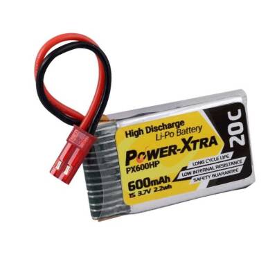Power-Xtra PX600HP 1S 3.7V 600 mAh(20C) Li-Po Pil - Power-Xtra (1)