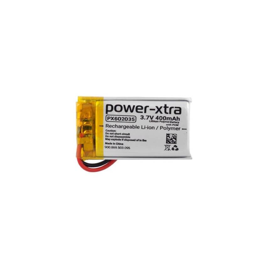 Power-Xtra PX602035 - 3.7V 400 mAh Li-Polymer Pil - Devreli - 1