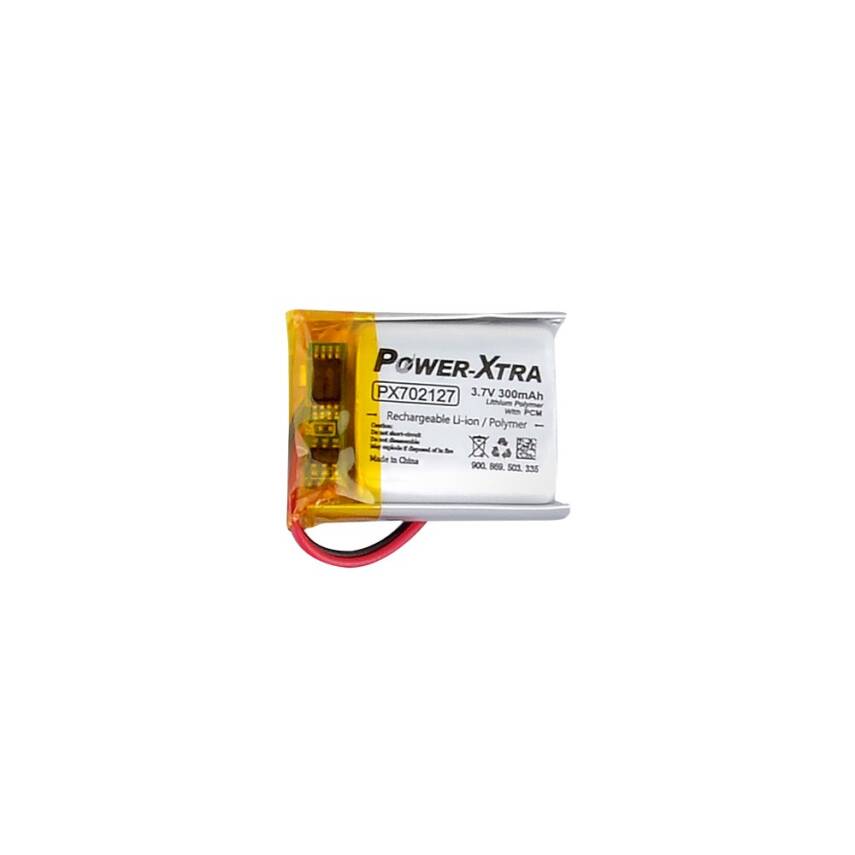 Power-Xtra PX702127 - 3.7V 300 mAh Li-Polymer Pil - Devreli - 1