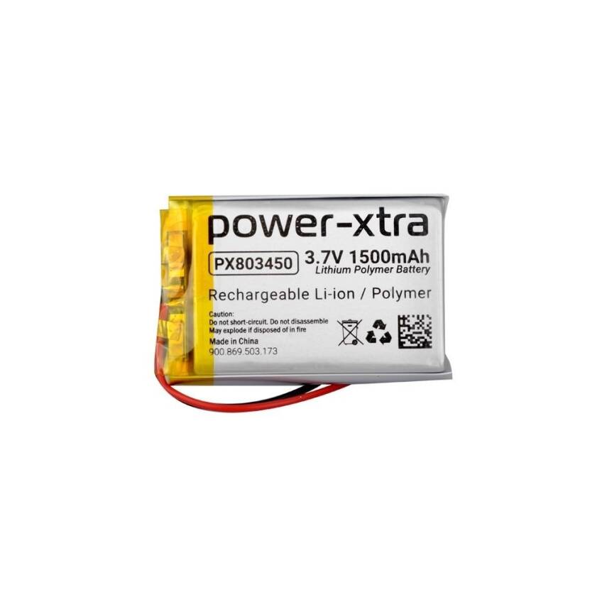 Power-Xtra PX803450 - 3.7V 1500 mAh Li-Polymer Pil - Devreli - 2.0A - 1