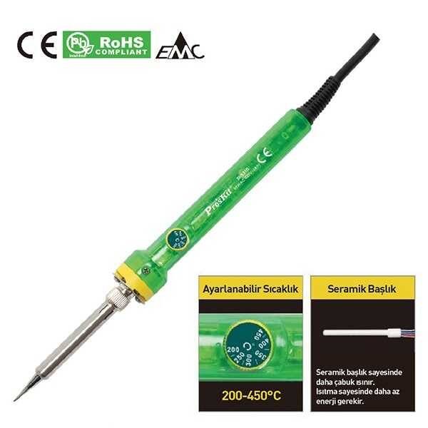 Proskit Sıcaklık Ayarlı Lehim Havya - SI-131B - 2