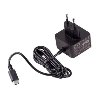 Raspberry Pi 4 Lisanslı Güç Adaptörü-5V/3A-Type C-Siyah - 1 data-big=