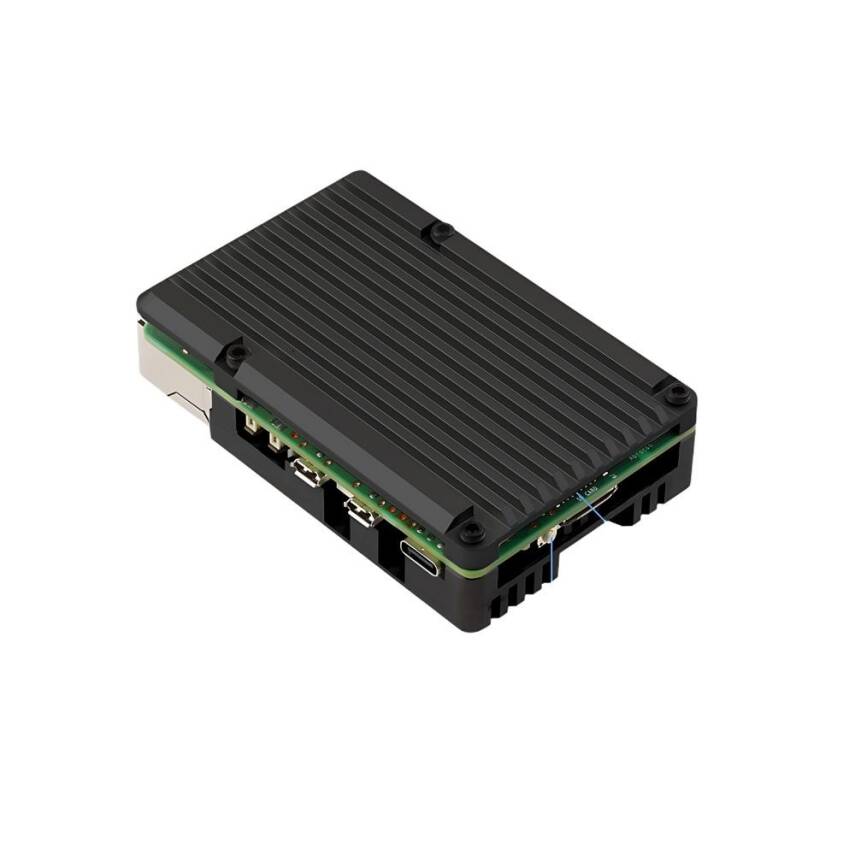 Raspberry Pi 5 Çift Fanlı Alüminyum Kasa - 4