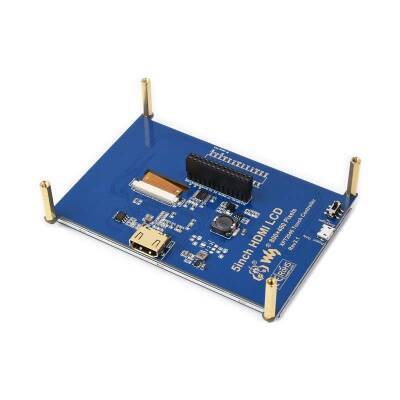 Waveshare Raspberry Pi 5 İnch Dokunmatik LCD Ekran - 800×480 - 4 data-big=