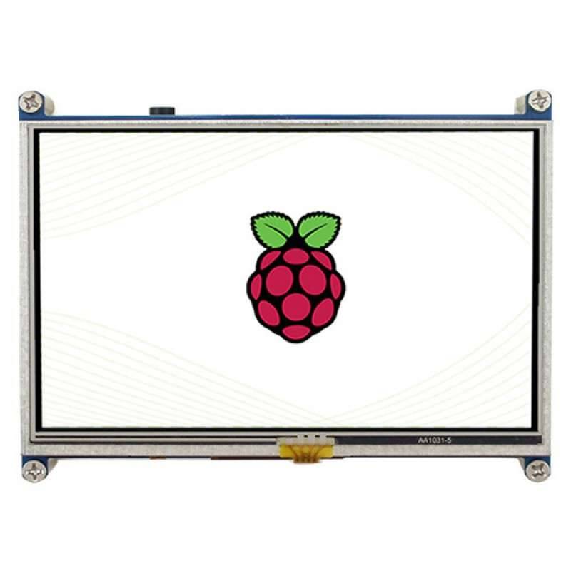 Waveshare Raspberry Pi 5 İnch Dokunmatik LCD Ekran - 800×480 - 2
