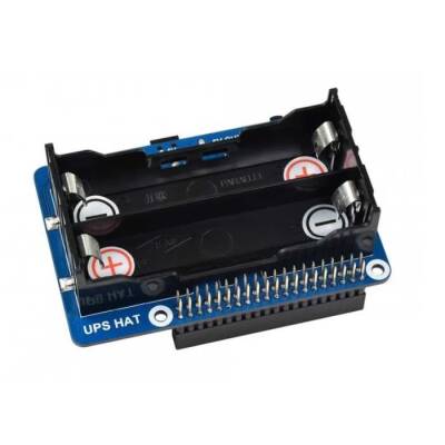 Raspberry Pi için Kesintisiz Güç Kaynağı(UPS)-18650 Pil Yuvası - 1 data-big=