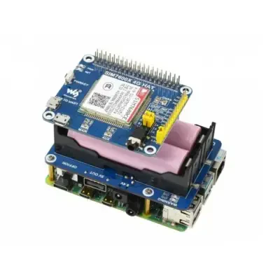 Raspberry Pi için Kesintisiz Güç Kaynağı(UPS)-18650 Pil Yuvası - 3 data-big=