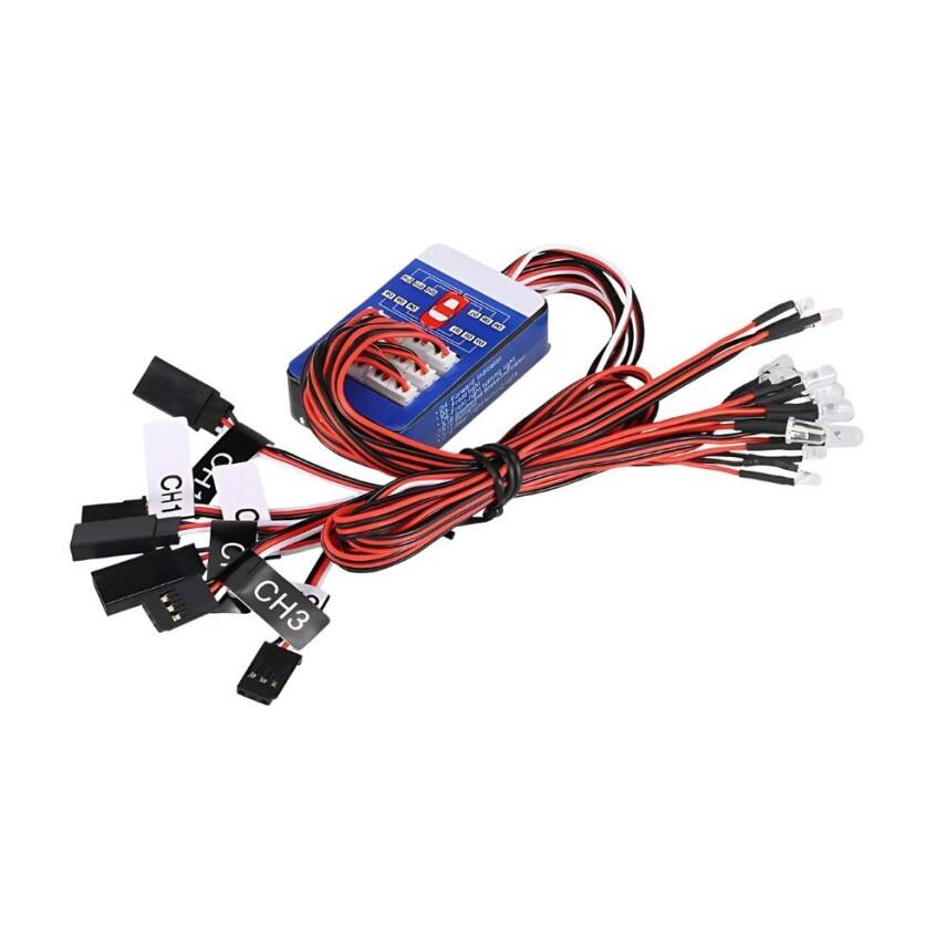 RC Araba Simülasyon Işık Kiti - 12 LED - 1
