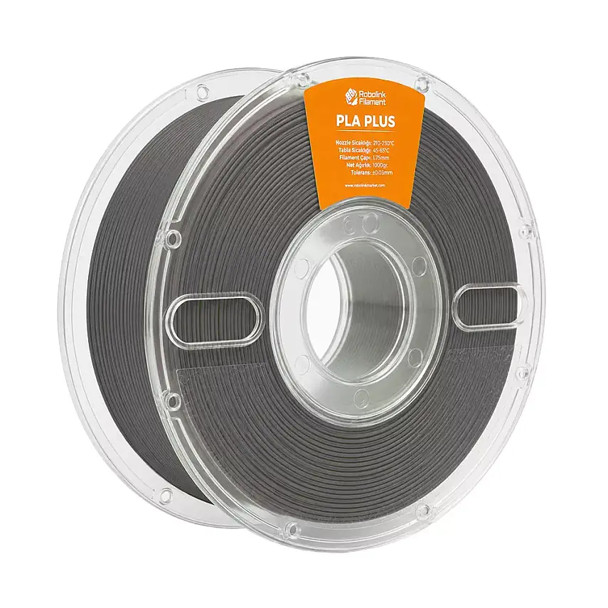 Robolink Filament PLA Plus Gri 1.75mm 1000gr - Robolink Filament