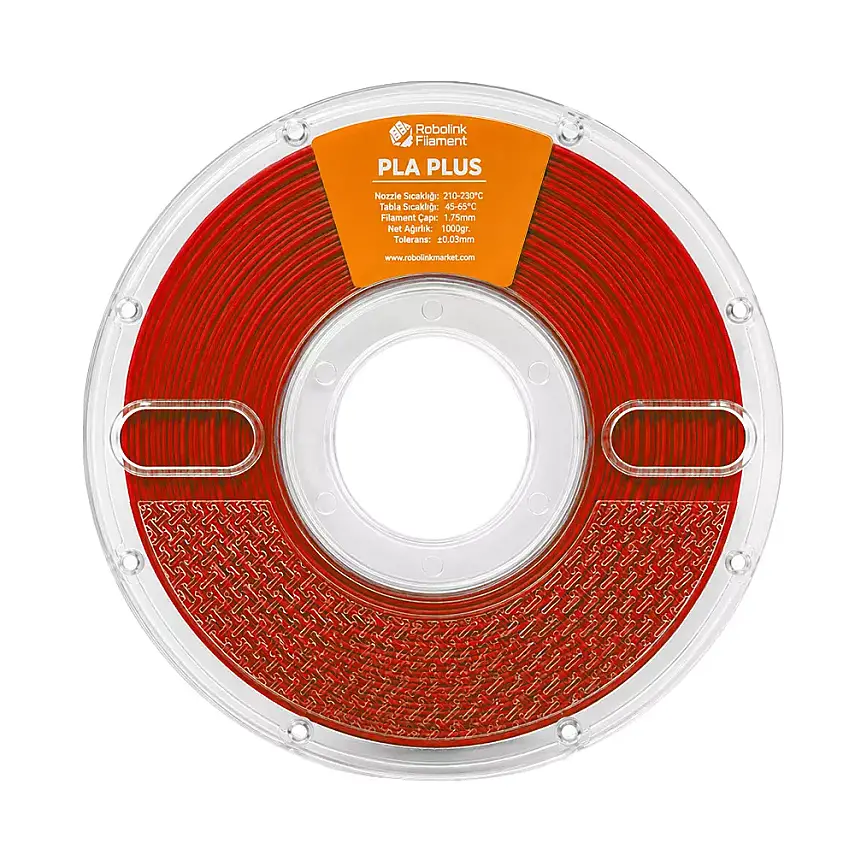 Robolink Filament PLA Plus Kırmızı 1.75mm 1000gr - 2