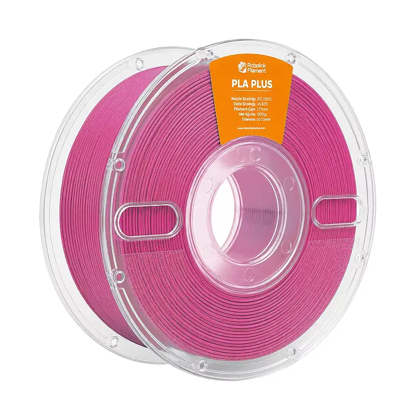 Robolink Filament PLA Plus Pembe 1.75mm 1000gr - Robolink Filament
