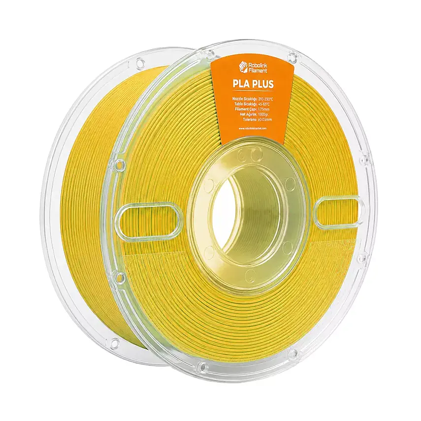 Robolink Filament PLA Plus Sarı 1.75mm 1000gr - Robolink Filament