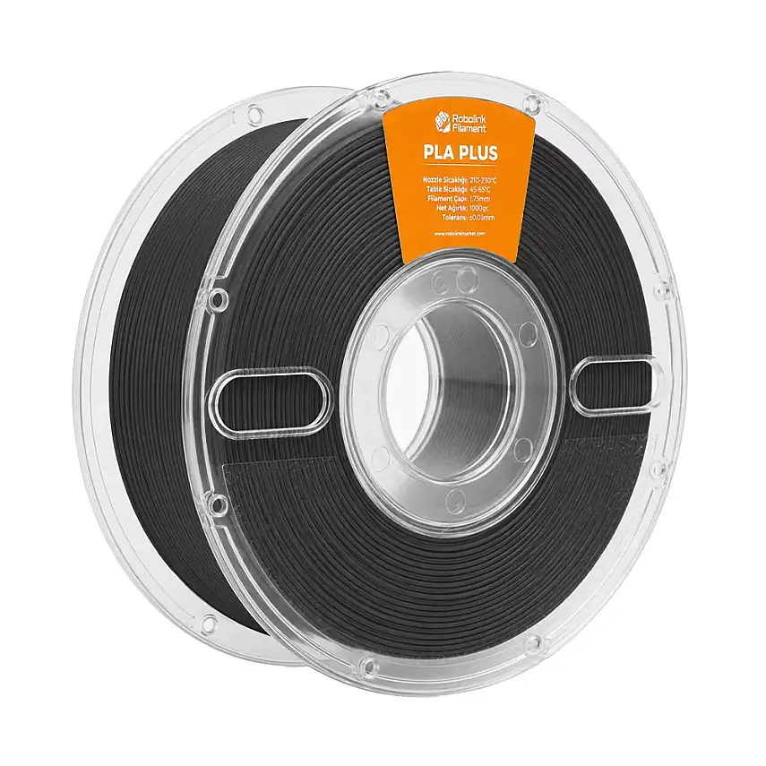 Robolink Filament PLA Plus Siyah 1.75mm 1000gr - Robolink Filament