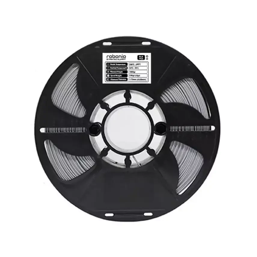 Robonio PLA Plus Filament Gümüş 1.75mm 1000gr - Robonio