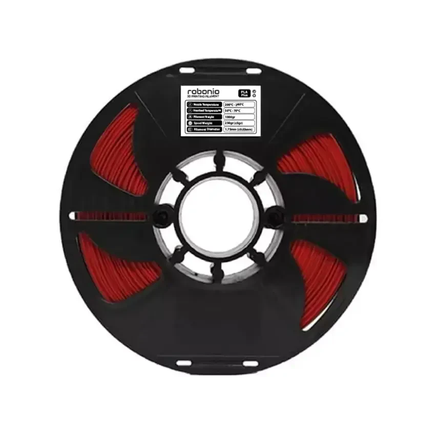 Robonio PLA Plus Filament Kırmızı 1.75mm 1000gr - 1