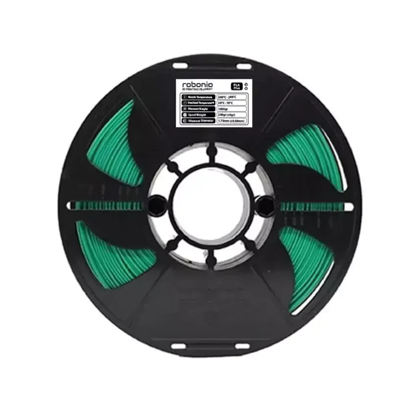 Robonio PLA Plus Filament Yeşil 1.75mm 1000gr - Robonio