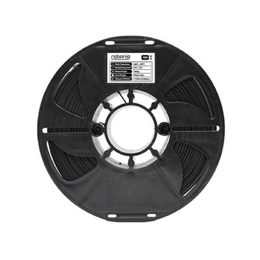 Robonio ABS Filament Siyah 1.75mm 1000gr - 1