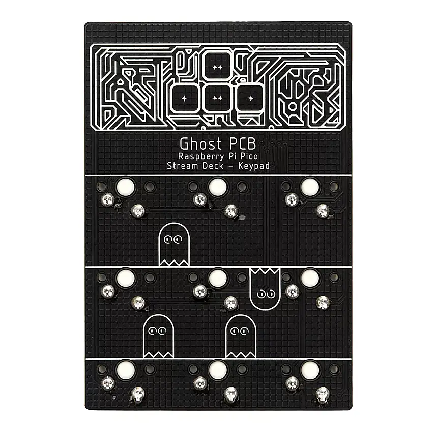 Robonio Ghost PCB - 9 Tuşlu RGB Programlanabilir Makro Klavye - 2